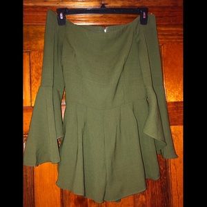 Off the shoulder Romper